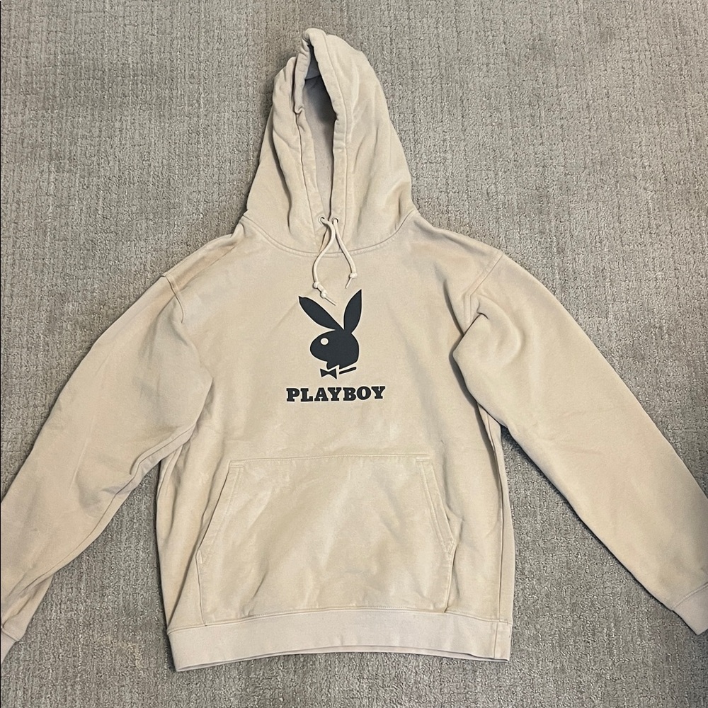 Men’s Medium Beige PLAYBOY Hoodie
